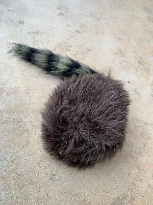 Faux Fur Coon Skin Cap Childs Hat Size Davy Crockett Reenactment • $12