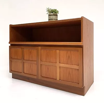 VINTAGE RETRO NATHAN TEAK CABINET CUPBOARD SIDEBOARD TV UNIT Mid Century 1970s. • £145