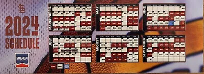 2024 St. Louis Cardinals Magnet Schedule - 9/30/2023 Final Weekend SGA NIB • $5.99