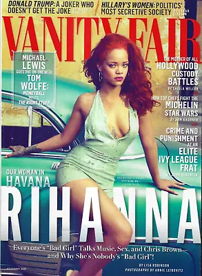 Vanity Fair Magazine Rihanna Donald Trump Hillary Clinton Tom Wolfe 2013 • $20.66