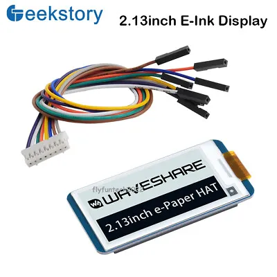 2.13inch E-Ink Display Screen Module 250x122 Resolution Black&White E-paper HAT • $21.89