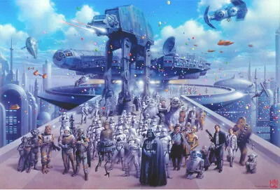 $499.99 • Buy Tsuneo Sanda AP Remarqued Art Print ~ Star Wars Darth Vader W/ Original Sketch