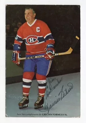 Maurice Richard Montreal Canadiens Autographed  4  X 6  Promotional Postcard • $24.99