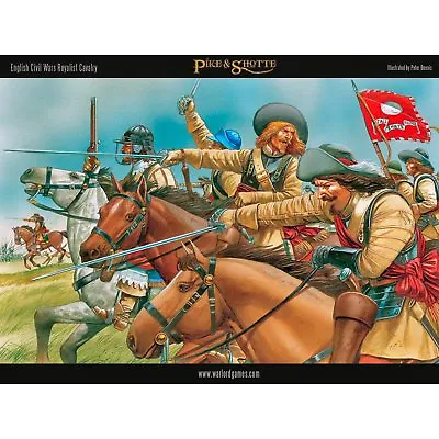 Warlord Games WGP5 Pike & Shotte Royalist Cavalry Box Set 28 Mm Plastic Figures • £25.95