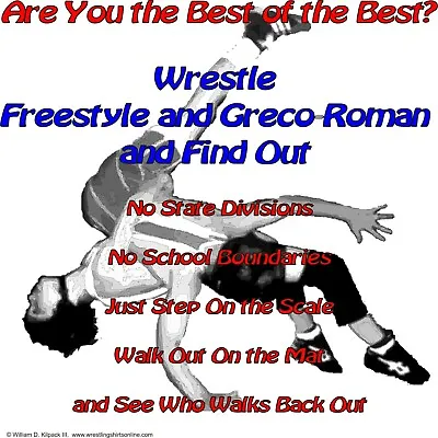 Best Of The Best Freestyle & Greco-Roman Wrestling T-Shirt • $12.50