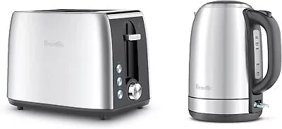 Breville Breakfast Pack Kettle Toaster - Stainless Steel Wide Slots 1.7L • $163.61