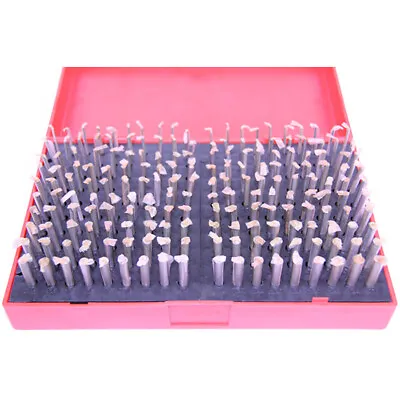 New 190 Pc. M1 .061-.250  Plug Pin Gage Set Minus (-) Steel .0002  Tolerance • $47.39