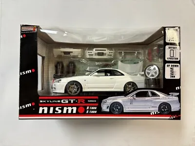 Auto Pro Shop 1/24 Nissan GTR R34 Nismo Model Car WHITE (Slightly Damage Box) • $70