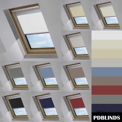 Top High Quality Thermal Blackout Skylight Velux Blinds Silver Frames Child Safe • £70