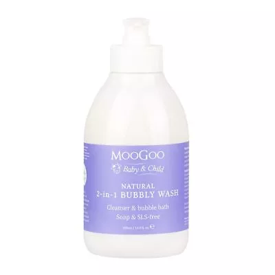 $25.90 • Buy MooGoo 2-1 BUBBLY WASH 500mL :: Gentle Baby Wash Cleanser Bubble Bath