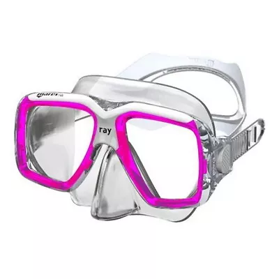 Open Box Mares Adult Ray Scuba Dive Mask-Pink/White/Clear • $35.95