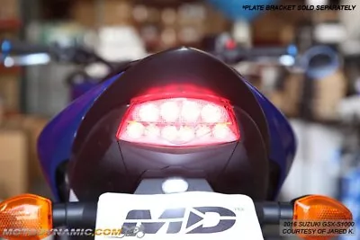 Fit 2016-2022 Suzuki GSX-S1000 GSX-S750 SEQUENTIAL Signal LED Tail Light CLEAR • $130.95