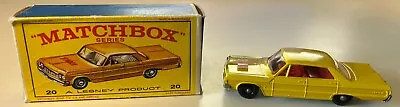 Matchbox Lesney #20 Taxi-Cab With Original Box • $19.99