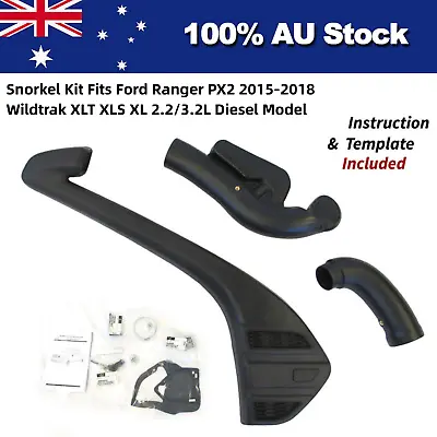 Snorkel Kit Fits Ford Ranger PX2 2015-2018 2.2/3.2L Diesel WILDTRAK XL XLT XLS • $134.95