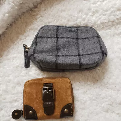 J. Crew Small Wallet And Zip Around Pouch Bundle • $40