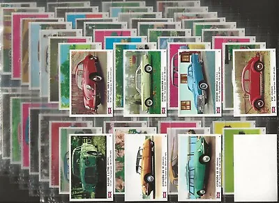 Dandy Gum-full Set- Motor Cars 1966 (m72 Cards) Excellent+++ All Scanned • £199.99