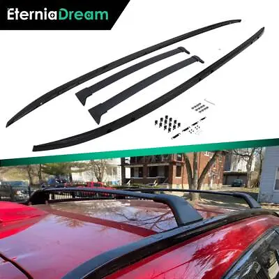 4Pcs Roof Rack For 2016- 2023 Mazda CX-9 CX9 Side Rails + Cross Bars Black Set • $239