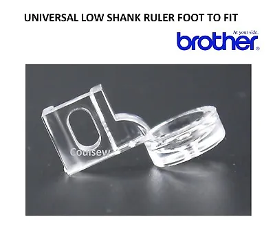 RULER WORK FRAME TEMPLATE QUILTING LOW SHANK FOOT - Screw Type - Fits BROTHER  • £8.99
