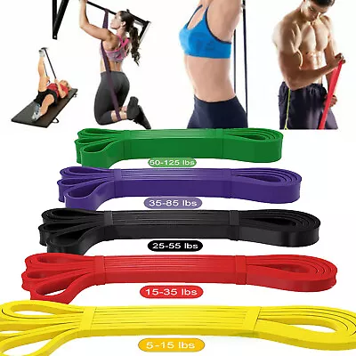 Heavy Duty Resistance Band Set Power Loop Exercise Yoga Gym Fitness Workout Band • $9.99