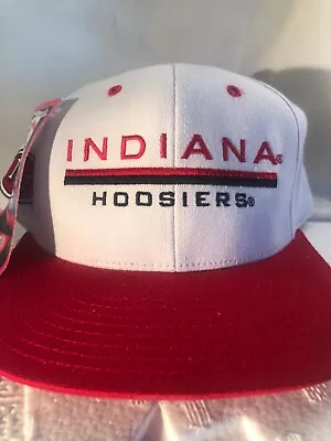 Vintage Indiana Hoosiers Snapback Cap Ncaa Nwt • $29.99