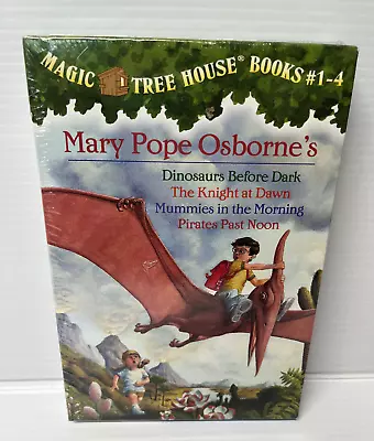 Magic Tree House Books 1-4 Boxed Set Sealed Mary Pope Osborne Gift Grades 2 & 3 • $14.99