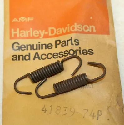 GENUINE 1974-78 Harley Aermacchi SX 175 250 Brake Spring Set 41839-74P NOS  • $9.95