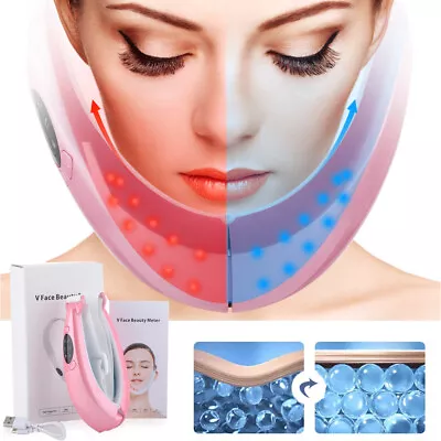 Electric V-Face Massager Belt Slim Skin Care Double Chin Removal V Shape Neck • $17.28