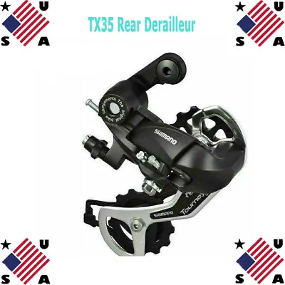 Shimano Tourney TX35 MTB Road Bike Rear Derailleur Direct Mount 6/7/8 Speeds New • $17.90