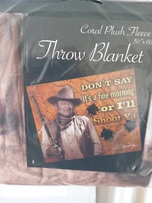 $12.48 • Buy John Wayne Throw 