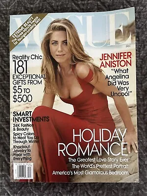VOGUE Magazine December 2008 Jennifer Aniston Cover • $19.97