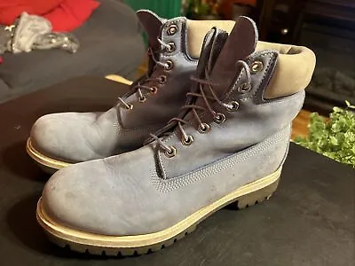 Timberland Light Blue 27000 Nubuck Boots Size 9.5M • $40