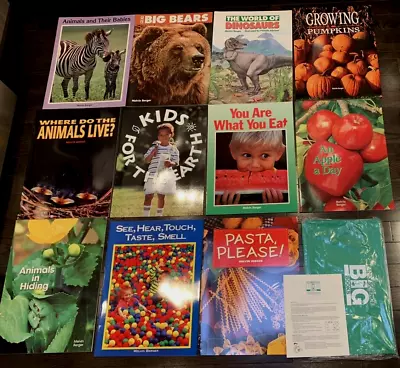 New MacMillan Early Science Big Books Lot Of 11 & Case 19  X 15  Oversized • $99.99