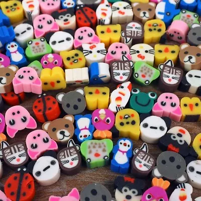 £2.99 • Buy Super Cute Animal Fimo Kawaii Polymer Clay Beads String Of 38 G28