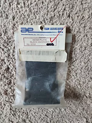 Vintage Team Associated RC10 Black Nose Plate NIP • $159.95