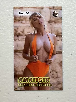 Sara Jean Underwood Rare #2/3👙 MH  Amatista Tobacco No. 654 (No Top Loaders) • $3.65