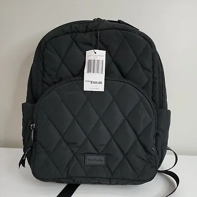 Vera Bradley Lighten Up Compact Backpack Black NWT • $52.24
