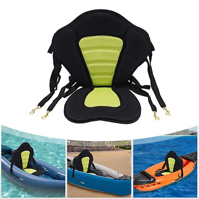 $35 • Buy Adjustable Padded Kayak Seat Detachable Backpack Bag Back Canoe Backrest SALE