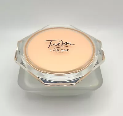 Vintage Lancome Tresor Empty Perfume Body Cream Glass Jar Bottle 5.3 Oz Size • $29.99