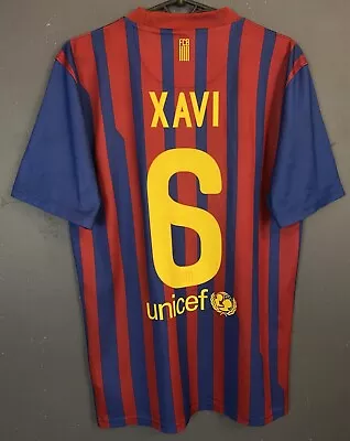 Nike Men Fc Barcelona 2011/2012 Xavi Soccer Football Shirt Jersey Maillot Size S • $119.99