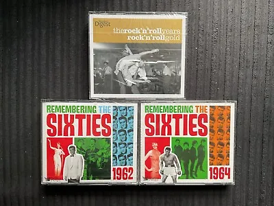 £11.99 • Buy 3 X Readers Digest Cd Remembering Sixties 62/64 & Rock N Roll Gold New & Sealed