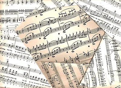 £2.99 • Buy Vintage Sheet Music Crafting Paper Decoupage Scrapbooking Card Notes Pages Art
