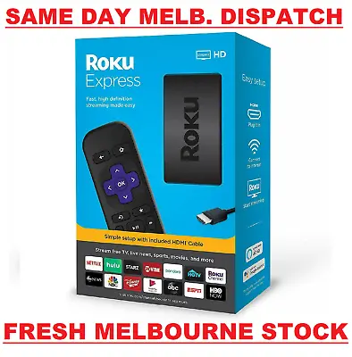 $73.95 • Buy Roku Express Latest Edition 3930R HD 1080p HDMI TV Streamer Netflix Prime Video