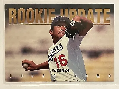 1995 Fleer Update Hideo Nomo Rookie Update RC #7 Baseball Los Angeles Dodgers • $1.99