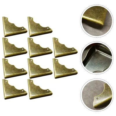 20pcs Metal Furniture Corner Protectors Cabinet Corner Guard • £7.48