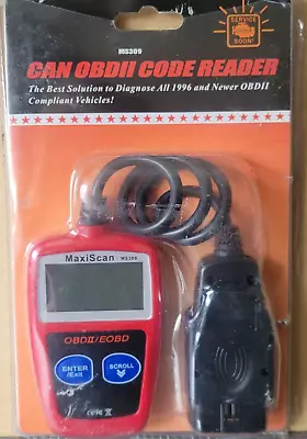 MaxiScan - MS309 OBDII EOBD Code Reader Engine Diagnostic Tool 1996 & Later NEW • $35.99