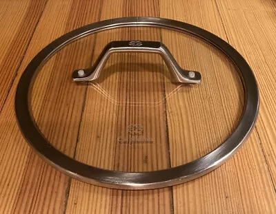 Calphalon Stls Steel Glass Pot Pan Lid 9 3/8” For 9” Inside Diam Williams Sonoma • $24.99