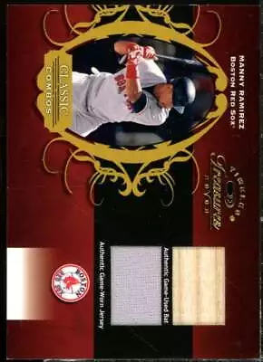 Manny Ramirez Bat-Jsy Card 2003 Timeless Treasures Classic Combos #23  • $20