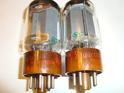 One Matched Pair Of 5881 Tubes Tung-Sol Made For Marconi • $54