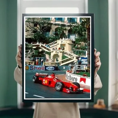 F1 Schumacher Marlboro Ferrari In Monaco Poster Formula 1 Poster • $11.99