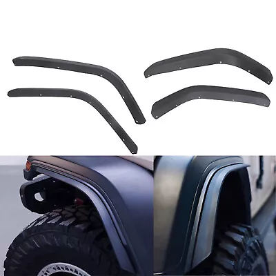 4pcs Car Fender Fender Flares For Jeep Wrangler JL 2018+ Low Fender Models Mini • $165.22